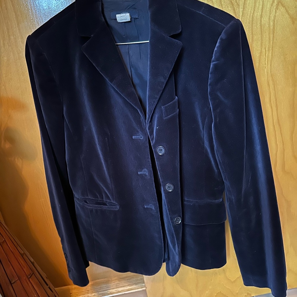 J. Crew Stretch Blazer in Classic Black